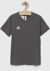 Adidas tricou de bumbac pentru copii ENT22 TEE Y culoarea gri, cu imprimeu 9BYX-TSK03L_90X
