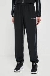Calvin Klein Performance pantaloni de antrenament culoarea negru, neted 9BYX-SPD11B_99X