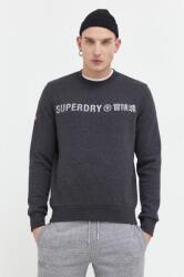 Superdry bluza barbati, culoarea gri, cu imprimeu 9BYX-BLM130_90X