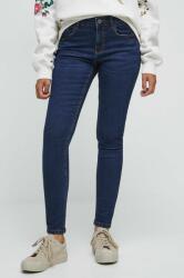 Medicine jeansi femei, culoarea albastru marin ZBYX-SJD030_59J