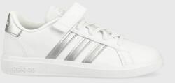 adidas sneakers pentru copii GRAND COURT culoarea alb 9BYX-OBK02A_00X