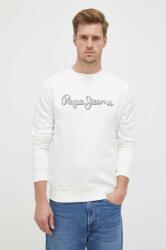Pepe Jeans hanorac de bumbac Ryan barbati, culoarea alb, cu imprimeu 9BYX-BLM0RK_00X