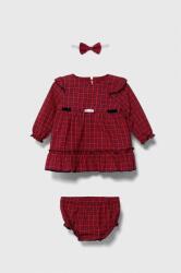 Jamiks rochie din bumbac pentru bebeluși culoarea rosu, mini, evazati 9BYX-SUG09G_33X