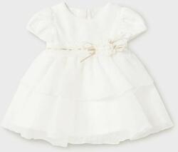 Mayoral Newborn rochie bebe culoarea bej, mini, evazati 9BYX-SUG07W_01X