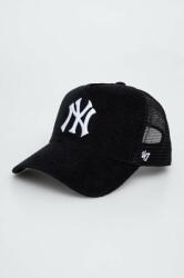 47 brand 47brand sapca MLB New York Yankees culoarea negru, cu imprimeu 99KK-CAU1YF_99X