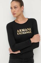 Giorgio Armani longsleeve din bumbac culoarea negru 9BYX-TSD0P1_99X