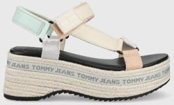 Tommy Jeans sandale femei, cu platforma PPYY-OBD3JO_MLC