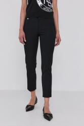 Lauren Ralph Lauren Lauren Ralph pantaloni femei, culoarea negru, model drept, medium waist 200748000000 9BY8-SPD01N_99X