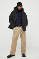 Calvin Klein Jeans geaca barbati, culoarea negru, de iarna 9BYX-KUM151_99X
