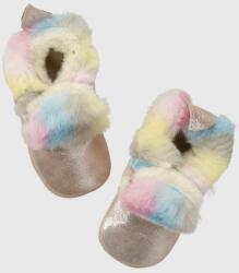 Shoo Pom papuci din piele intoarsa pentru copii culoarea roz 9BYX-OBG16W_03X