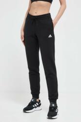 adidas pantaloni de trening din bumbac culoarea negru, cu imprimeu PPYX-SPD0OE_99X