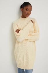ANSWEAR pulover femei, culoarea bej, cu turtleneck BMYX-SWD006_01X