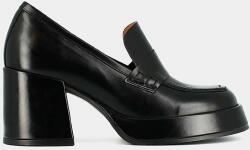 Jonak pantofi de piele BRAD CUIR culoarea negru, cu toc drept, 3500041 9BYX-OBD2R3_99X
