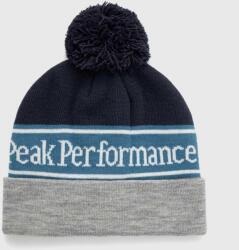 Peak Performance caciula culoarea gri, din tricot gros 9BYY-CAU0ND_90X