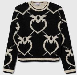 Pinko Up pulover pentru copii din amestec de lana culoarea negru, light 9BYX-SWG05D_99X