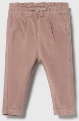 Zippy pantaloni bebe culoarea roz, neted 9BYX-LGG08J_30X