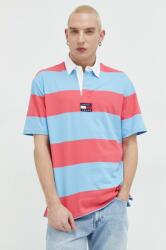 Tommy Jeans polo de bumbac culoarea roz, modelator PPYX-POM09G_42X (DM0DM16218.PPYX)