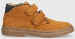 Pom D'api pantofi din piele intoarsa pentru copii TRIX EASY culoarea maro 9BYX-OBK19J_82X