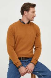 Barbour pulover de lana barbati, culoarea galben, light 9BYX-SWM0HR_88X