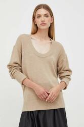 Trussardi pulover din amestec de lana femei, culoarea bej, light 9BYX-SWD127_08X
