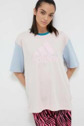 adidas tricou din bumbac culoarea roz 9BYX-TSD0HY_03X