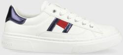 Tommy Hilfiger sneakers pentru copii culoarea alb 9BYX-OBK120_00X