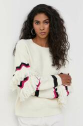 Silvian Heach pulover din amestec de lana femei, culoarea bej MBYX-SWD01D_01X