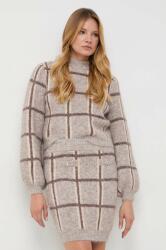 GUESS pulover din amestec de lana femei, culoarea maro, călduros 9BYX-SWD0GT_88X