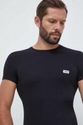Emporio Armani Underwear tricou lounge culoarea negru, neted 9BYX-TSM0PB_99X