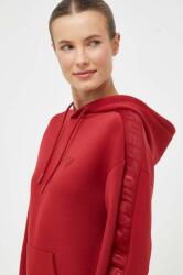 GUESS bluza femei, culoarea rosu, cu glugă, cu imprimeu 9BYY-BLD03G_33X
