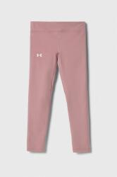 Under Armour leggins copii culoarea roz, neted PPYY-LGG052_34X