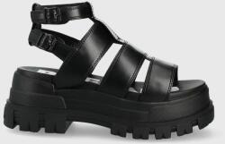 Buffalo sandale femei, culoarea negru, cu platforma PPYY-OBD2U2_99X