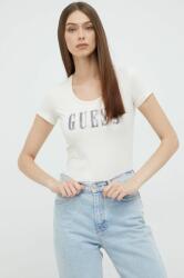 Guess tricou femei, culoarea bej 9BYY-TSD05D_01X