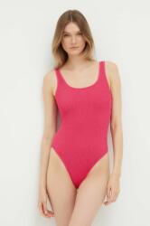 Abercrombie & Fitch costum de baie dintr-o bucată culoarea roz, cupa moale PPYX-BID2AK_30X