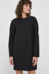 Calvin Klein rochie culoarea negru, mini, drept 9BYX-SUD1D8_99X