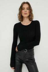 American Vintage pulover din amestec de in culoarea negru 9BYX-SWD0PO_99X