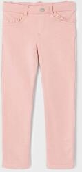 MAYORAL pantaloni copii culoarea roz, neted 9BYX-LGG022_30X