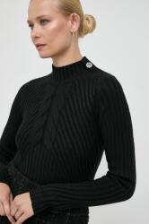 LIU JO pulover din amestec de lana femei, culoarea negru, cu turtleneck 9BYX-SWD0BT_99X