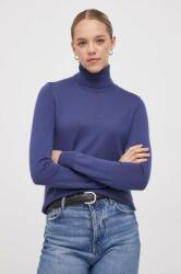 Sisley pulover de lana femei, light, cu guler 9BYX-SWD0WJ_55X