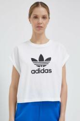 Adidas tricou din bumbac culoarea alb IC5467-WHITE 9BYX-TSD0KL_00X