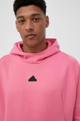 Adidas bluza Z. N. E barbati, culoarea roz, cu glugă, cu imprimeu 9BYX-BLM0AI_30X