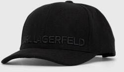 Karl Lagerfeld sapca culoarea negru, cu imprimeu 9BYX-PKM03I_99X