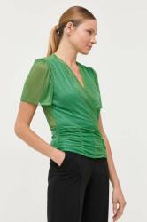 Morgan bluza femei, culoarea verde, modelator PPYX-BDD0J5_77X