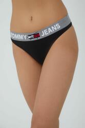 Tommy Jeans Tommy Hilfiger tanga culoarea negru UW0UW02823 9BY8-BID0N2_99X
