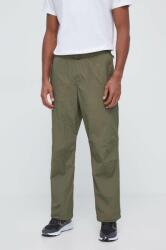 Adidas pantaloni barbati, culoarea verde, drept 9BYX-SPM06D_87X