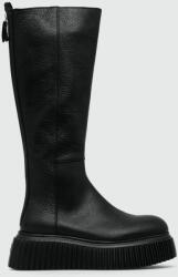 AGL ghete de piele MILAGROS BOOT femei, culoarea negru, cu platforma, D751560PGKI0121013 9BYX-OBD0PE_99X