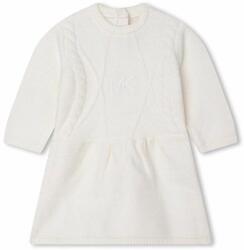 Michael Kors rochie fete culoarea alb, mini, drept 9BYX-SUG05B_00X