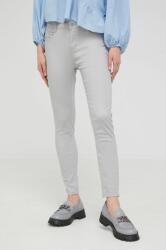 Answear Lab jeansi Push-up femei, culoarea gri, medium waist BBYY-SPD050_90X