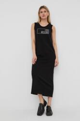 Moschino rochie din bumbac culoarea negru, maxi, drept PPYY-SUD1OH_99X