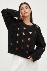 PINKO pulover de lana femei, culoarea negru, călduros 9BYX-SWD04T_99X